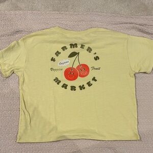 SO Kids Yellow Farmer's Market Cherry Tee